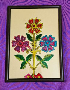 Glass Painting With Premium Quality Frame