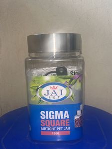 Container Jar With Spoon