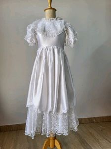 Girls White Special Occasion Dress
