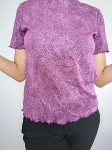 Glam Purple Glitter Top...New.. Unused..