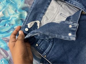 Blue Bootcut Jeans