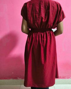 Rust Red Dress