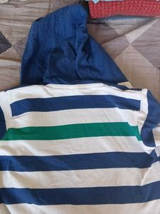 Striped Zip-Up Hoodie