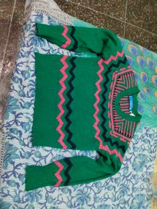 Women Winter Crop Sweater Korean
