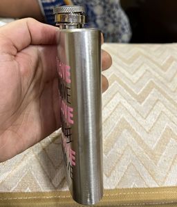 Steel Brand New Whiskey Flask