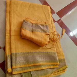 yellow saree 300 rs