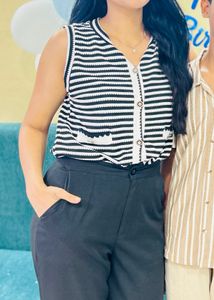 Ripped Korean Top
