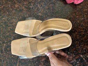 Clear Strap Heels