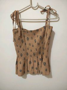 Cute Polka Dot Tank Top With Jacket