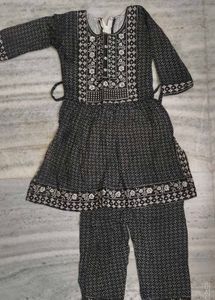 Girls' Printed Kurta Set