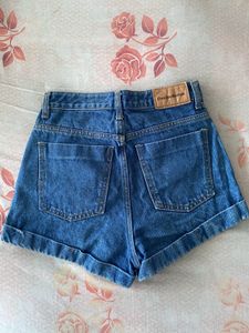High Waisted Denim Shorts