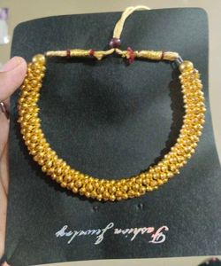 Golden Beaded Necklace