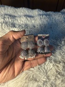 Jhumka Earrings Set of 6