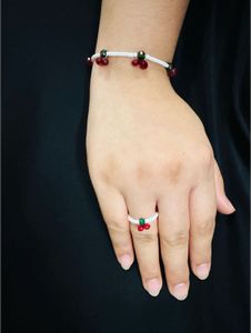 🍒Cherry Bracelete And Finger Ring