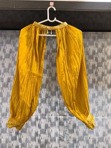 Embroidered Yellow Blouse n lehanga set