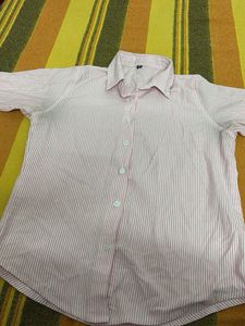 M size, Striped Button-Down Shirt