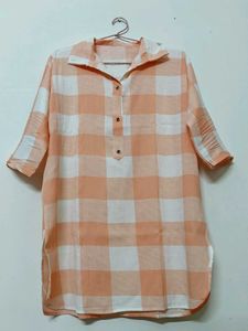 Cute Checkered Pajama Set
