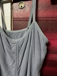 Blue Sleeveless Top