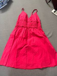 Pink Flared Dress