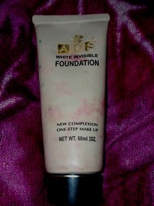 White Invisible Foundation🤗
