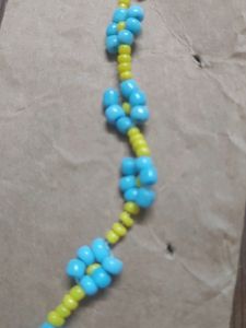 Beads Flower Necklace And Earrings