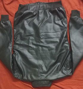 Stylish Black Faux Leather Jacket