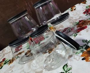 Air Tight Plastic Container Pack Of 6