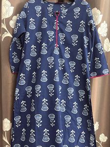 A Beautiful Indigo Blue Kurta
