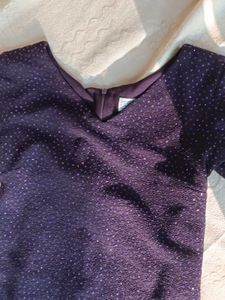 Sparkly Purple Dress