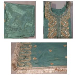 Very Elegant Embroidery Kurta With Salwar Suit