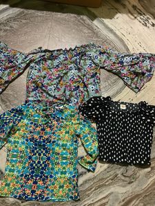 Combo Of 3 women Tops