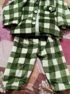 Cute Checkered Baby Outfit new only used once