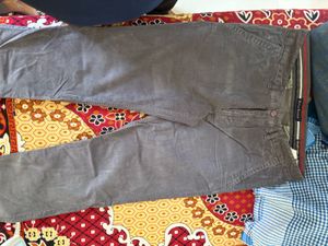 Gray Corduroy Pants