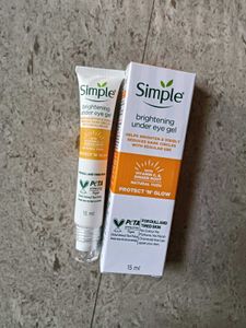 Simple Brightening Under Eye Gel