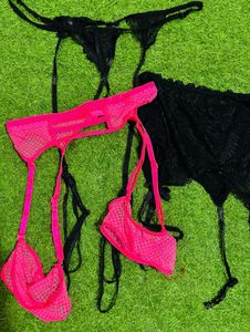 Stocking With. Garter Belt