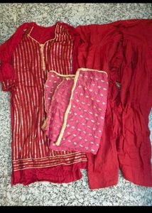 ❤️3 Piece Set Kurta+ Salwar +Dupatta