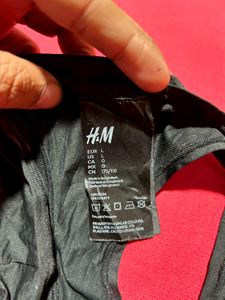 H&amp;M Black Seamless Thong