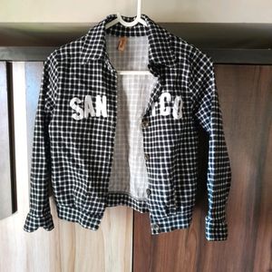 Black & White SANFCO Checks Jacket