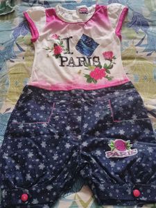 Girls Frock Dungree Dress