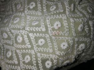 Embroidered Peplum Top