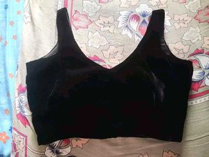 Black V Neck Blouse