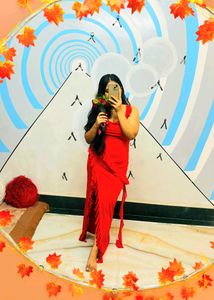Red Dress From Urbanic By Savana