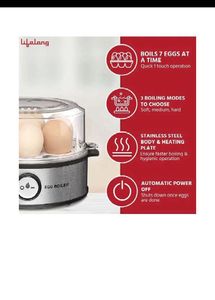 Lifelong LLEBO5 Automatic Turn-OffEggBoiler, 360W