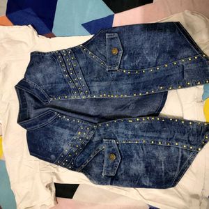 Denim Jacket Set