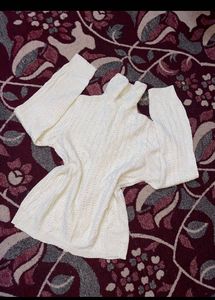 Korean Inspired Cream Pullover