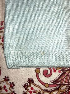Light Blue Knit Tube Top