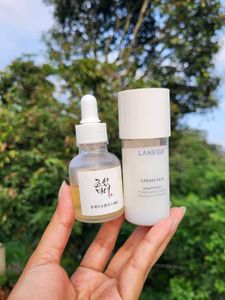 Laneige 50ml Cerapeptide + BOJ Glow Serum Half Qty