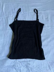 Black Embellished  Top