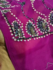 hand work heavy saree...