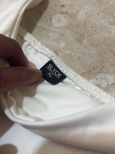 White Cute Crop Top With Nettop 🤍